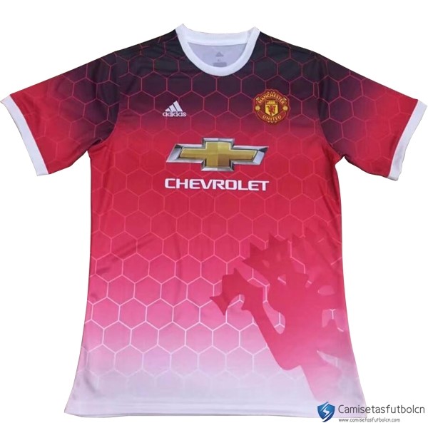 Camiseta Entrenamiento Manchester United 2017-18 Rosa